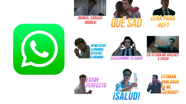 WhatsApp: cómo descargar los stickers de “Luis Miguel la serie” de Netflix