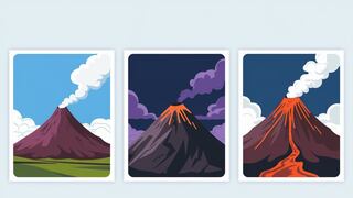 Escoge uno de los volcanes en esta imagen para descubrir cuál es tu mayor sueño