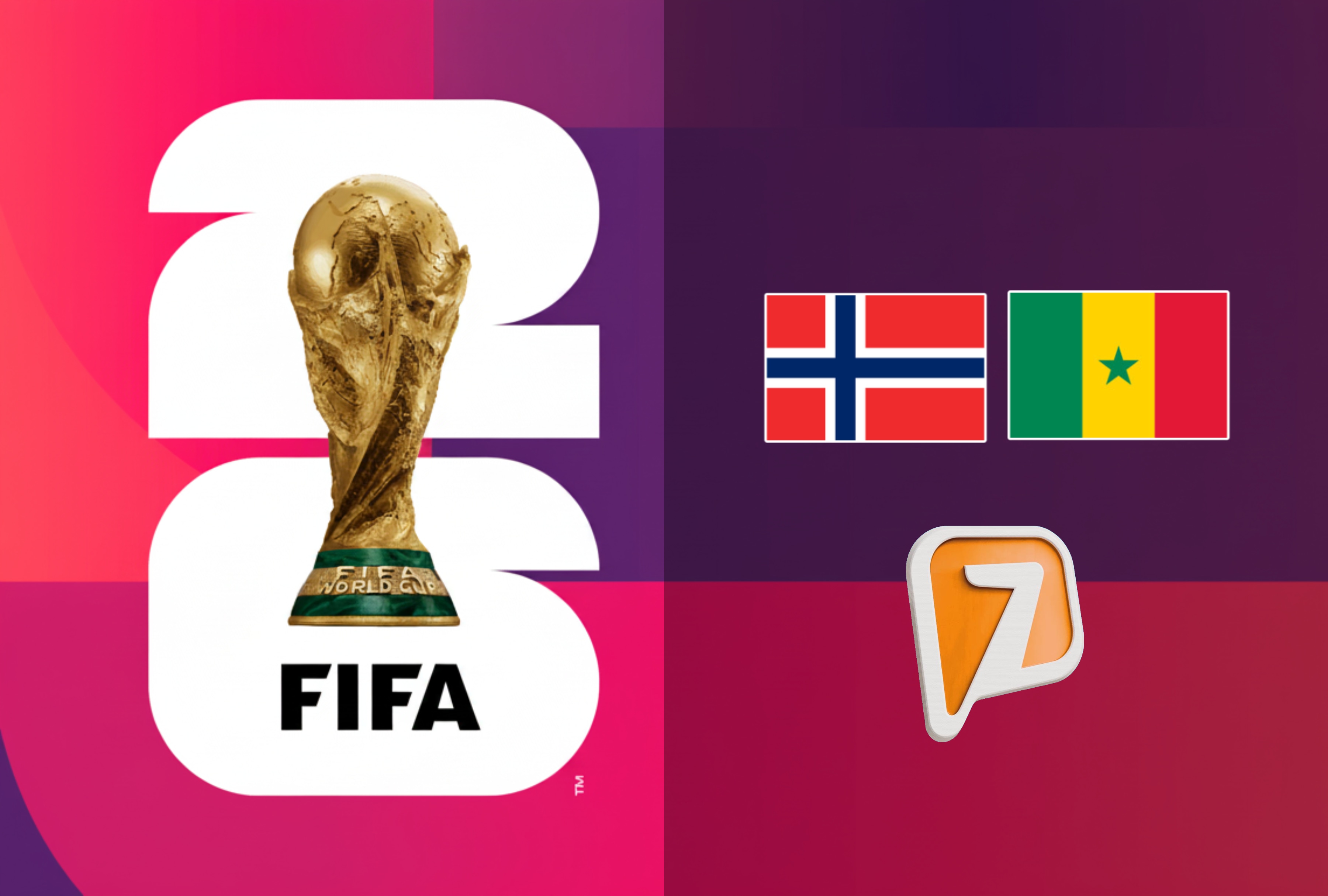 TV Azteca (canal 7) transmite el partido Noruega vs. Senegal EN VIVO y EN DIRECTO ONLINE este lunes 22 de junio por la fecha 2 del grupo I de la Copa Mundial 2026. | Crédito: fifa.com / Composición Depor