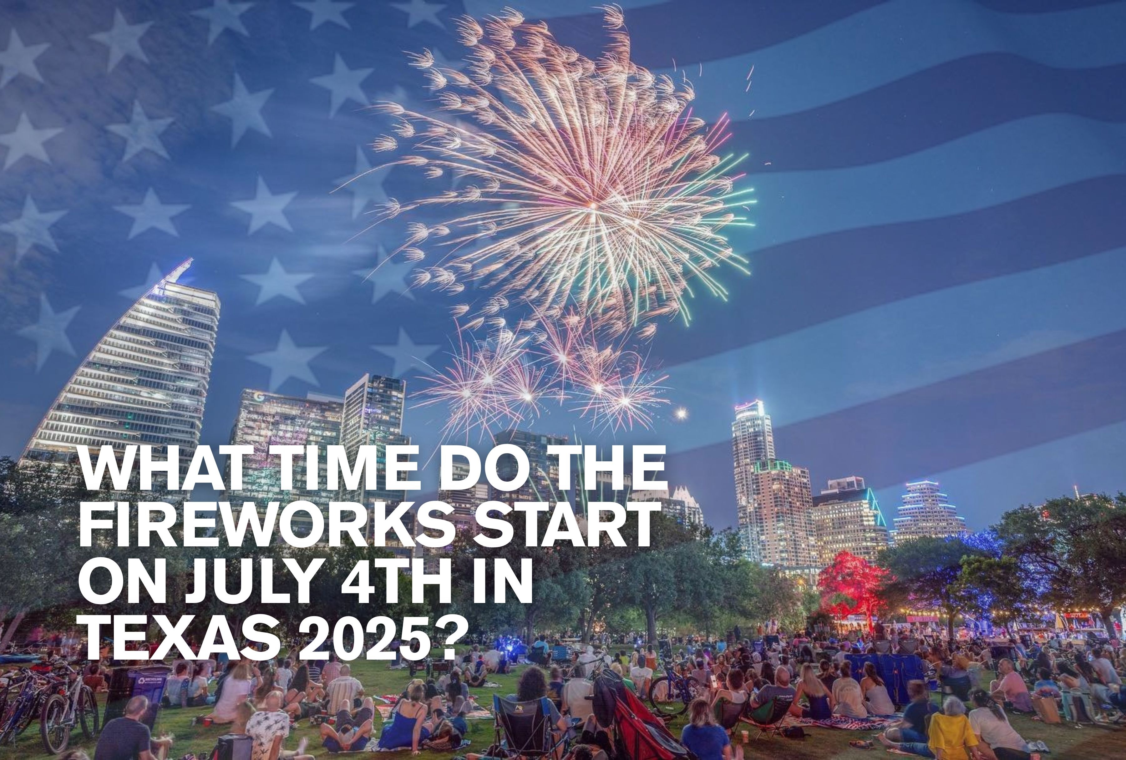 Light show over Texas on the night of July 4. Check the times in 2025 and organize your celebration to experience it from the front row. | Photo by texastraveltalk.com / Depor