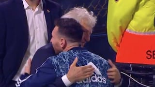 Pekerman regaló abrazos: el reencuentro con Messi y Scaloni, sus pupilos [VIDEO]