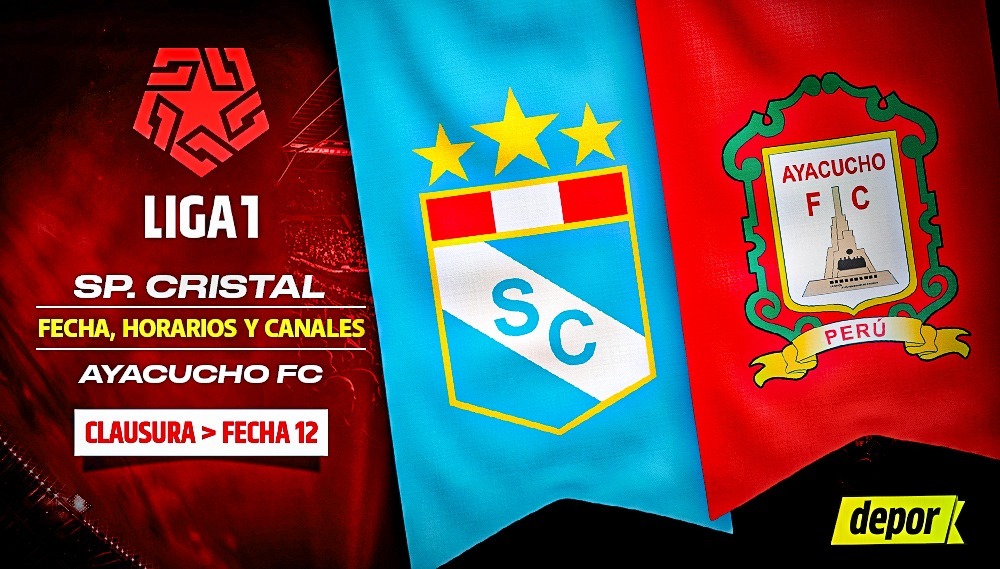 Fecha, hora y canales del Sporting Cristal vs. Ayacucho FC | Diseño: Christian Marlow