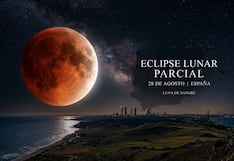 ▷ ¿A qué hora inicia y dónde ver el eclipse lunar parcial del 27 al 28 de agosto en España?