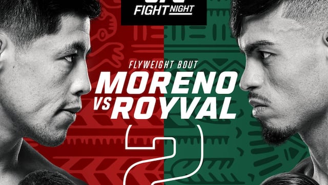 Cómo se vio la pelea Moreno vs. Royval 2 EN VIVO - UFC México por TV y online