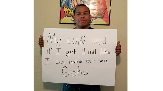 Pide ayuda a Facebook para nombrar a su hijo Goku porque su esposa no lo deja [FOTO]