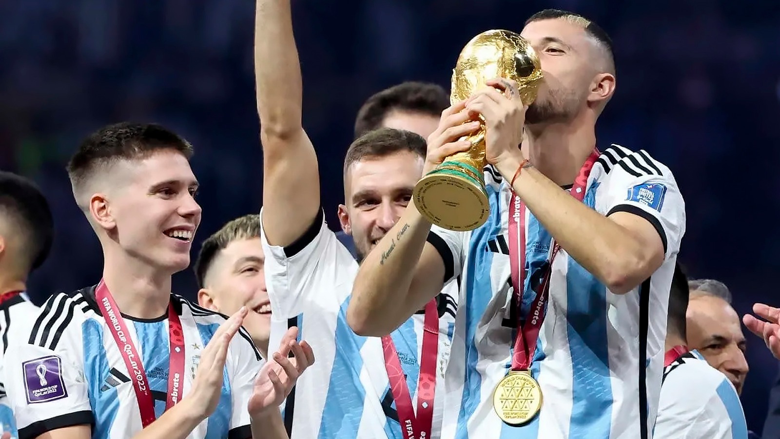 Guido Rodríguez se consagró campeón con la Selección Argentina en el Mundial de Qatar 2022. (Foto: Agencias)