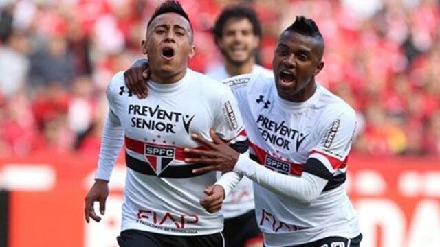 Christian Cueva: Sao Paulo venció 3-1 al Figueirense por el Brasileirao
