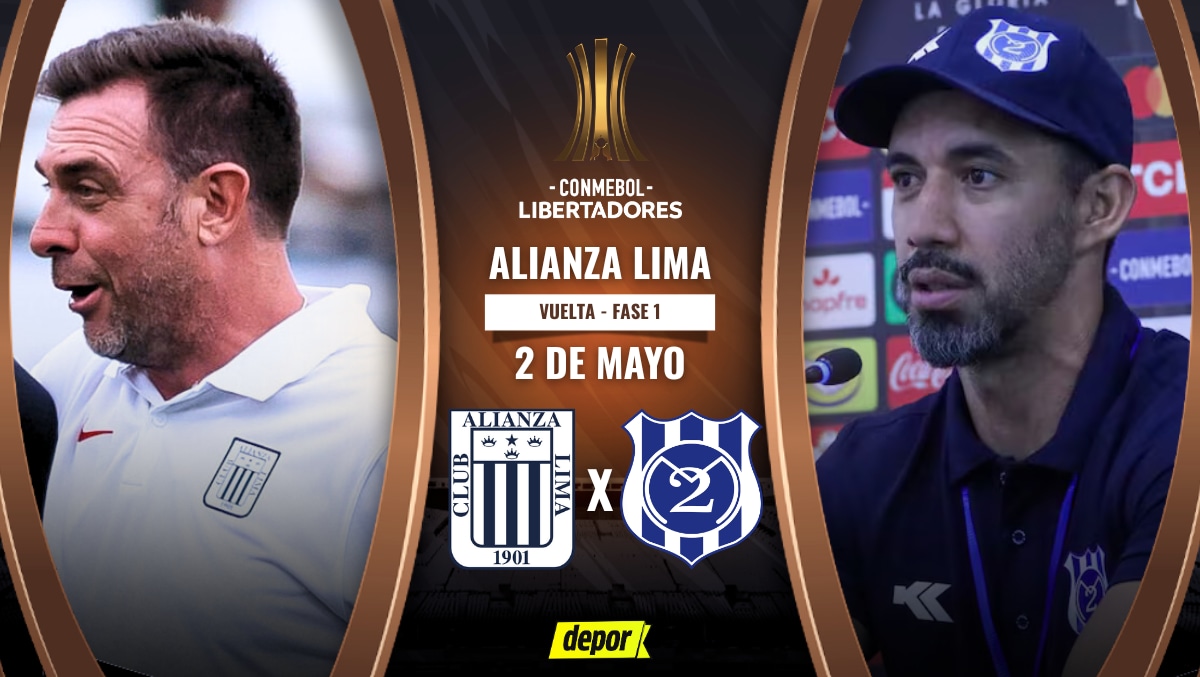 Alianza Lima vs. 2 de Mayo se enfrentan por la vuelta de la Fase 1 de la Copa Libertadores. (Diseño: Christian Marlow / Depor)