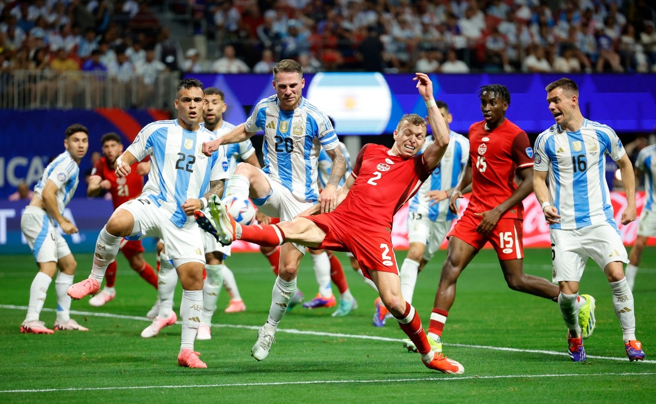 Argentina vs. Canadá: se enfrentaron en el primer partido de la Copa América 2024. (Foto: AFP)