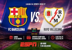 ? ESPN EN VIVO GRATIS — ver partido FC Barcelona vs. Rayo Vallecano por TV y Online