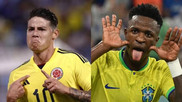 Alineaciones del Colombia vs. Brasil por Eliminatorias 20226: onces confirmados