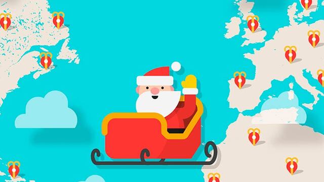 Mira EN VIVO el recorrido de Papá Noel por Navidad en Google Maps