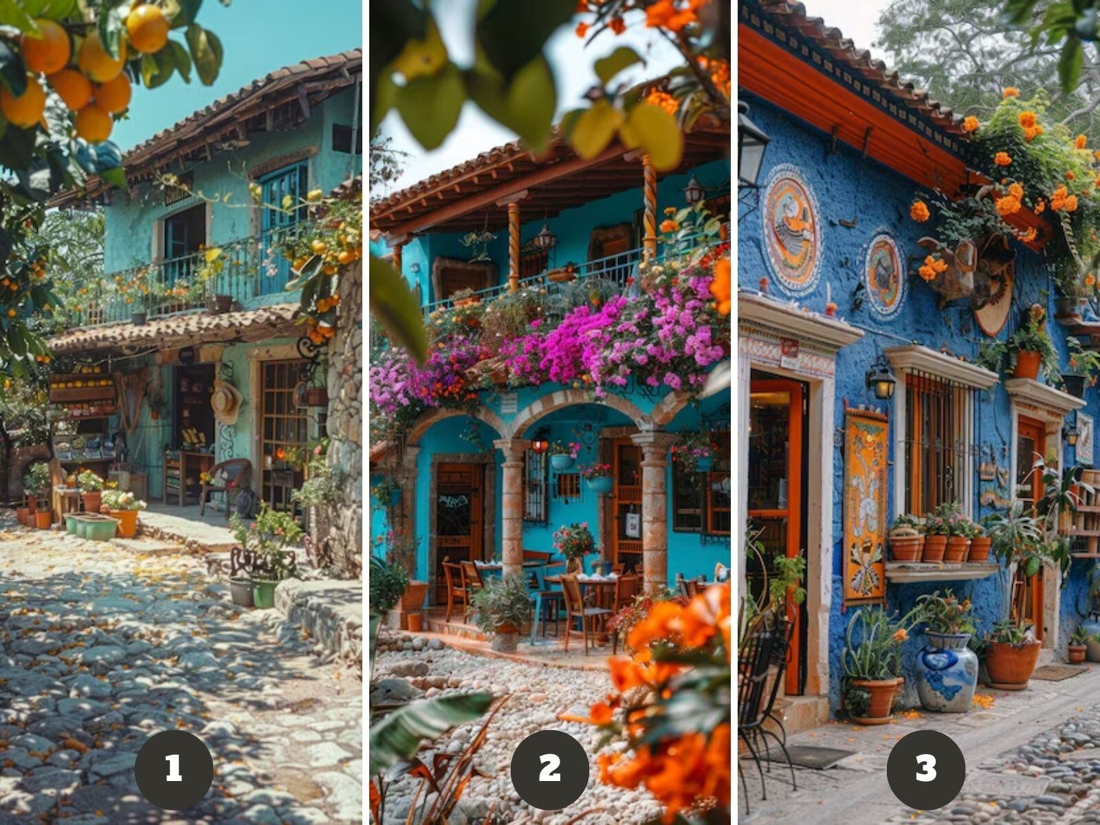 Test visual: Trata de elegir una de las casas y sabrás qué comentario brinda la gente sobre ti. (Foto: Composición Freepik / Depor)