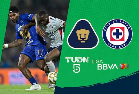 TUDN y Canal 5 EN VIVO GRATIS — dónde ver partido Pumas UNAM vs. Cruz Azul EN DIRECTO por TV abierta y Fútbol Online