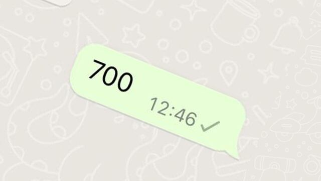 WhatsApp: qué significa el número “700″ y por qué lo usan los jóvenes