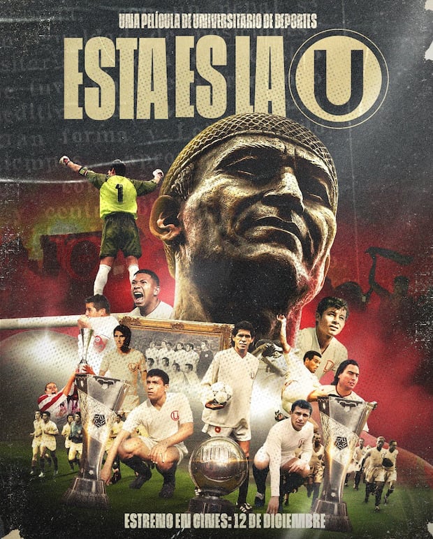 El afiche oficial de la película de Universitario que llega al cine.