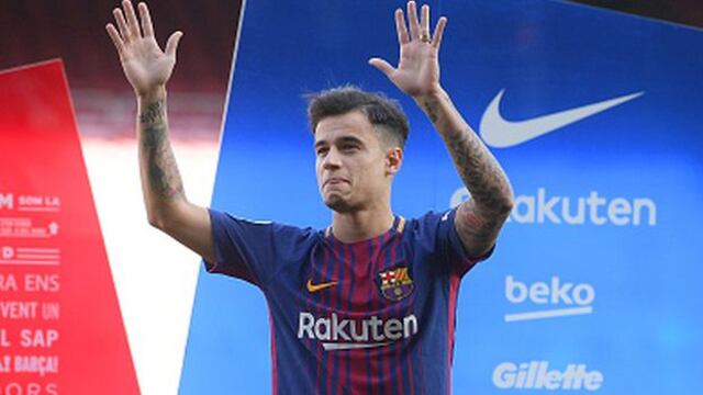 Podría ser el día soñado: así llegó Coutinho al Camp Nou previo a posible debut en Barcelona [VIDEO]