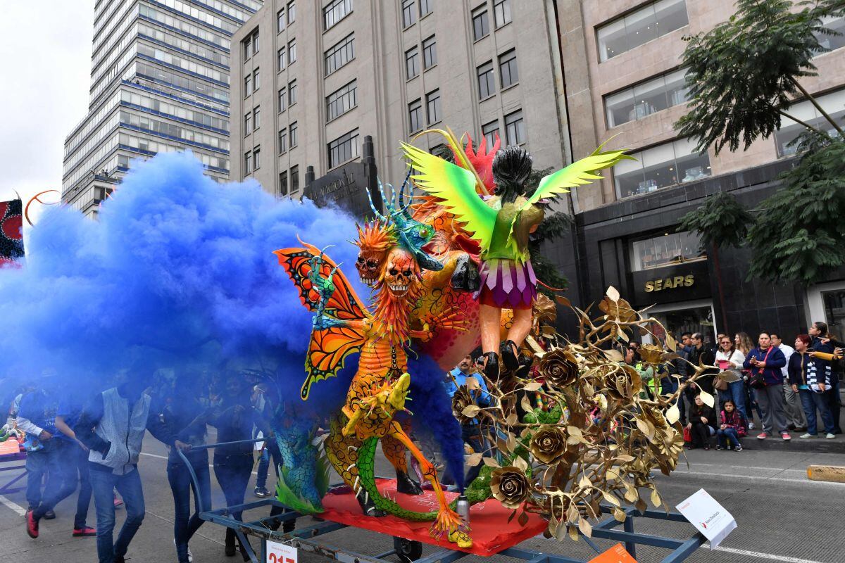 Alebrijes en la Ciudad de México (Foto: Yuri Cortez / AFP)