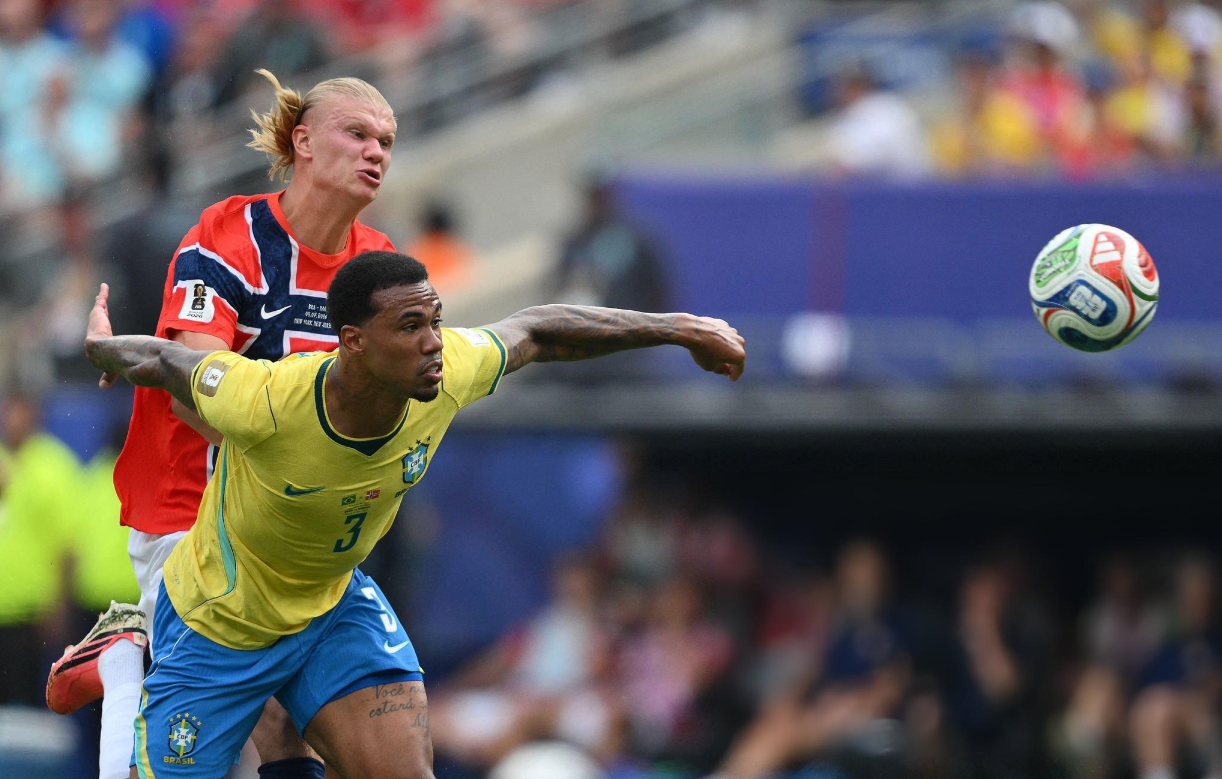 Brasil vs. Noruega se enfrentaron por los octavos de final del Mundial 2026. (Foto: Getty Images)