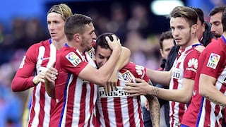 Atlético de Madrid venció 1-0 Málaga y se pone como líder de la Liga BBVA