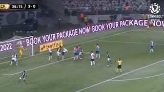 Amplía la ventaja: autogol de Braian Samudio para el 1-0 a Palmeiras vs. Cerro Porteño  [VIDEO]