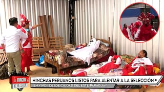 Paraguay vs Perú: hinchas se alojan en taller mecánico de Ciudad del Este