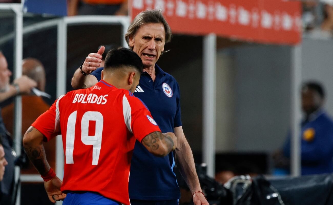 Chile, con Ricardo Gareca como técnico, quedó eliminado de la Copa América 2024 en fase de grupos. (Foto: AFP)
