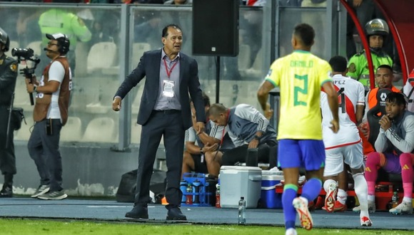 Juan Reynoso sumó un punto con Perú en la primera fecha doble de las Eliminatorias 2026. (Foto: Jesús Saucedo / GEC)