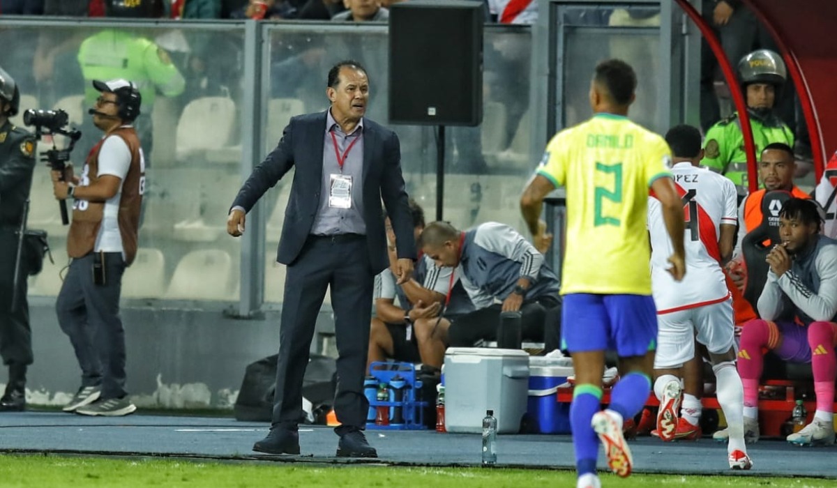 Juan Reynoso sumó un punto con Perú en la primera fecha doble de las Eliminatorias 2026. (Foto: Jesús Saucedo / GEC)