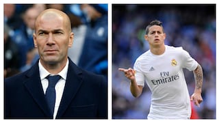 Zidane no pondría a James Rodríguez en cancha por un tema personal