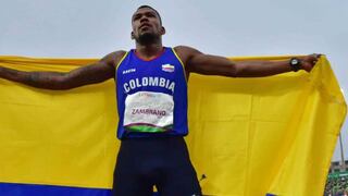 ¡Celebra Colombia! Anthony Zambrano ganó el oro en 400 metros y fue el gran protagonista de la jornada de atletismo