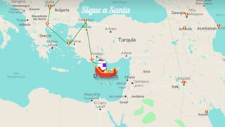 La ruta de Papa Noel por Navidad: así fue el recorrido de Santa Claus este 25 de diciembre