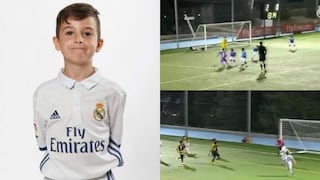 Real Madrid: Byron, el niño de 7 años que se perfila como promesa [VIDEO]