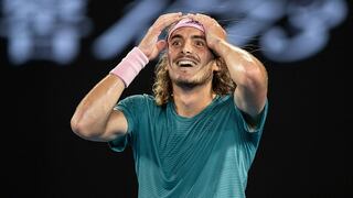 No lo podía creer: la imperdible reacción de Tsitsipas tras eliminar a Federer del Australian Open [VIDEO]