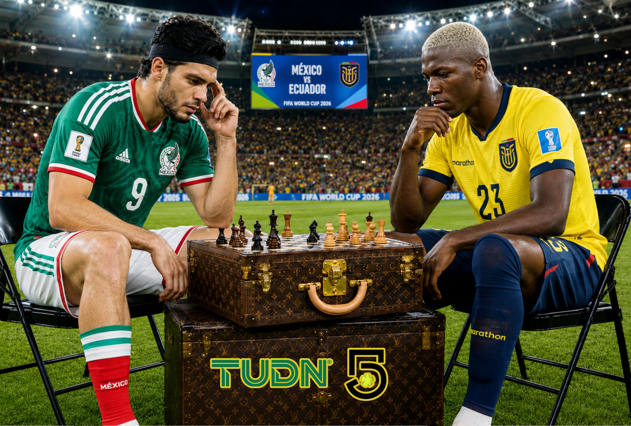 CIUDAD DE MÉXICO, CDMX (MÉXICO), 30/06/2026.- Cobertura oficial de TUDN y Canal 5 EN VIVO GRATIS para ver el partido México vs. Ecuador hoy por los dieciseisavos del Mundial 2026 en el Estadio Azteca de la Ciudad de México. FOTO DE NOÉ YACTAYO