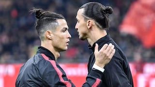 Parece que estuviesen amarrados: Cristiano y Zlatan son viral en pleno Juventus vs. Milan [FOTO]