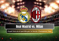A qué hora jugaron Real Madrid vs. Milan por la Soccer Champions Tour