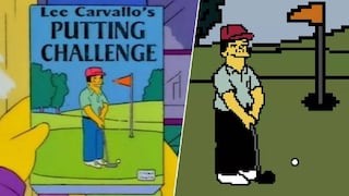 Juegos gratis: recrean juego de golf que apareció en “Los Simpson”