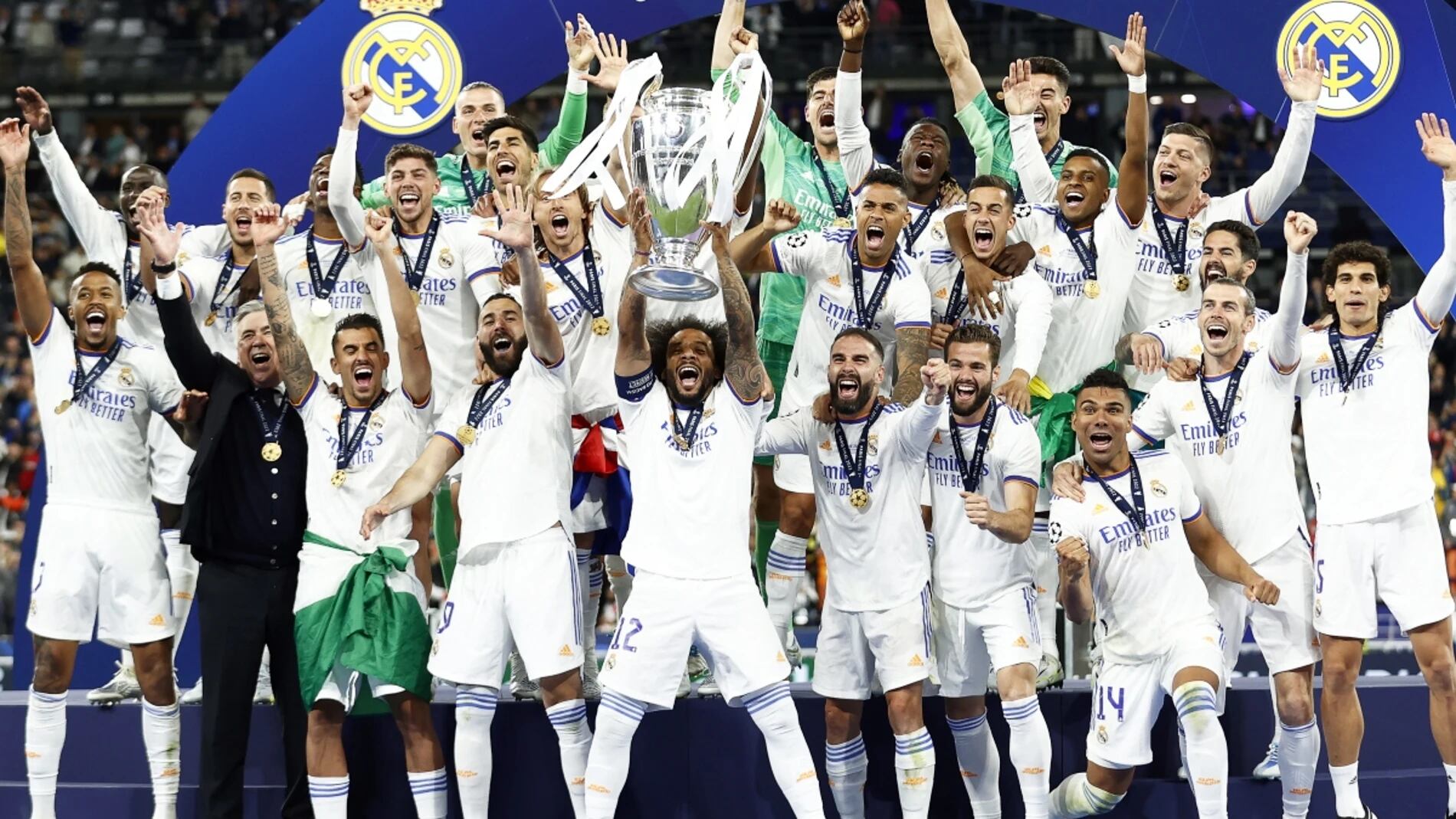 Real Madrid ganó la Champions League por última vez en 2022.