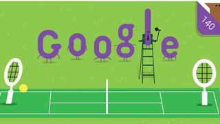 Todos celebran: Google creó un Doodle para conmemorar el 140 aniversario deWimbledon