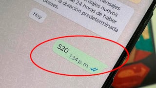 ¿Qué significa el número 520 en tus conversaciones de WhatsApp?