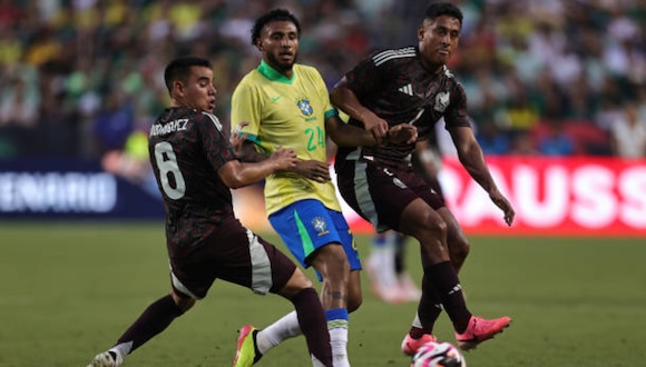 México vs. Brasil juegan partido amistoso. (Foto: Getty Images)