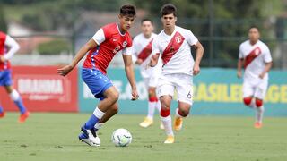Selección Peruana Sub 20 cayó 2-1 ante su similar de Chile en partido amistoso