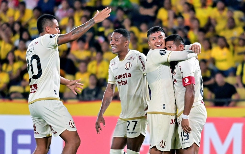 Edison Flores marcó el gol del triunfo ante Barcelona en Ecuador por Copa Libertadores. (Foto: AFP)