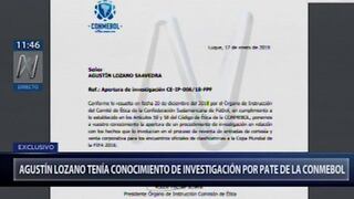 Agustín Lozano sí fue notificado por CONMEBOL de denuncia por reventa de entradas de Selección