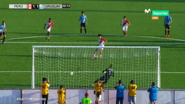 La pintó de rojo y blanco: Oscar Pinto igualó el marcador tras un penal [VIDEO]