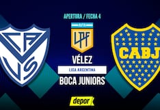 Partido gratis, Boca vs. Vélez EN VIVO vía ESPN y TyC Sports por la Liga Profesional
