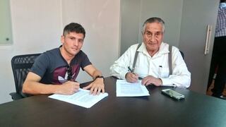 Universitario: Diego Manicero estampó su firma y será el '10' crema en el 2016