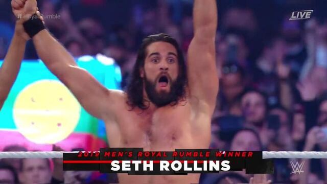 ¡Qué tal hazaña! Seth Rollins ganó el Royal Rumble 2019 y peleará por el título en WrestleMania 35 [VIDEO]