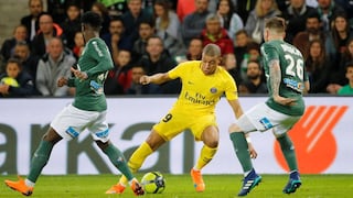 PSG empató 1-1 con Saint Etienne en el Geoffroy-Guichard por la jornada 32 de Ligue 1